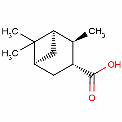 [1R-(1alpha,2beta,3alpha,5alpha)]-2,6,6-三甲基雙環(huán)[3.1.1]庚烷-3-羧酸結(jié)構(gòu)式_58096-29-0結(jié)構(gòu)式