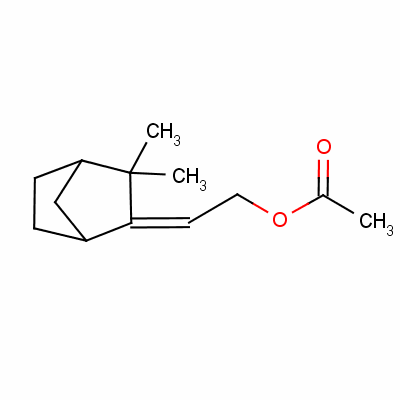 (Z)-2-(3,3-二甲基雙環(huán)[2.2.1]庚-2-基)乙酸乙酯結(jié)構(gòu)式_58437-70-0結(jié)構(gòu)式