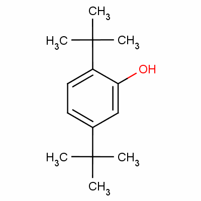 2,5-二叔丁基苯酚結(jié)構(gòu)式_5875-45-6結(jié)構(gòu)式