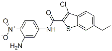 (9ci)-n-(3-氨基-4-硝基苯基)-3-氯-6-乙基-苯并[b]噻吩-2-羧酰胺結(jié)構(gòu)式_587851-59-0結(jié)構(gòu)式