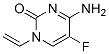 (9ci)-4-氨基-1-乙烯-5-氟-2(1H)-嘧啶酮結(jié)構(gòu)式_588715-92-8結(jié)構(gòu)式