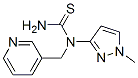 Thiourea, n-(1-methyl-1h-pyrazol-3-yl)-n-(3-pyridinylmethyl)- (9ci)Structure,590352-09-3Structure Thiourea, n-(1-methyl-1h-pyrazol-3-yl)-n-(3-pyridinylmethyl)- (9ci) Structure,590352-09-3Structure