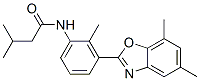 (9ci)-n-[3-(5,7-二甲基-2-苯并噁唑基)-2-甲基苯基]-3-甲基-丁酰胺結(jié)構(gòu)式_590395-85-0結(jié)構(gòu)式
