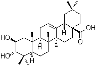 (2betaalpha,3alpha)-2,3-二羥基齊墩果-12-烯-28-酸結(jié)構(gòu)式_5957-40-4結(jié)構(gòu)式