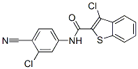 (9ci)-3-氯-n-(3-氯-4-氰基苯基)-苯并[b]噻吩-2-羧酰胺結(jié)構(gòu)式_600122-22-3結(jié)構(gòu)式