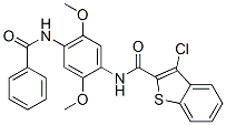 (9ci)-n-[4-(苯甲?；被?-2,5-二甲氧基苯基]-3-氯-苯并[b]噻吩-2-羧酰胺結構式_600122-28-9結構式