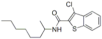 (9ci)-3-氯-n-(1-甲基庚基)-苯并[b]噻吩-2-羧酰胺結構式_600122-33-6結構式