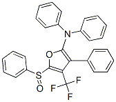  n,n,3-三苯基-5-(苯基亞磺?；?-4-(三氟甲基)-2-呋喃胺結構式_600158-16-5結構式