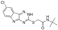 (9ci)-2-[(8-氯-2H-1,2,4-噻嗪并[5,6-b]吲哚-3-基)硫代]-n-(1,1-二甲基乙基)-乙酰胺結構式_603946-91-4結構式