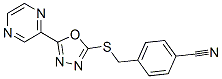 (9ci)-4-[[(5-吡嗪-1,3,4-噁二唑-2-基)硫代]甲基]-苯甲腈結(jié)構(gòu)式_604740-29-6結(jié)構(gòu)式