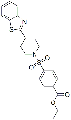 (9ci)-4-[[4-(2-苯并噻唑)-1-哌啶基]磺?；鵠-苯甲酸乙酯結(jié)構(gòu)式_606082-37-5結(jié)構(gòu)式