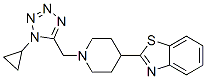 (9ci)-2-[1-[(1-環(huán)丙基-1H-四唑-5-基)甲基]-4-哌啶基]-苯并噻唑結構式_606082-38-6結構式