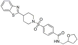 (9ci)-4-[[4-(2-苯并噻唑)-1-哌啶基]磺?；鵠-n-[(四氫-2-呋喃)甲基]-苯甲酰胺結(jié)構(gòu)式_606083-30-1結(jié)構(gòu)式