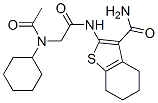 (9ci)-2-[[(乙酰基環(huán)己基氨基)乙?；鵠氨基]-4,5,6,7-四氫-苯并[b]噻吩-3-羧酰胺結(jié)構(gòu)式_606108-96-7結(jié)構(gòu)式