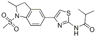 (9CI)-N-[4-[2,3-二氫-2-甲基-1-(甲基磺酰基)-1H-吲哚-5-基]-2-噻唑]-2-甲基-丙酰胺結(jié)構(gòu)式_606121-98-6結(jié)構(gòu)式