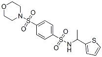 (9ci)-4-(4-嗎啉磺?；?-n-[1-(2-噻吩)乙基]-苯磺酰胺結構式_606133-16-8結構式