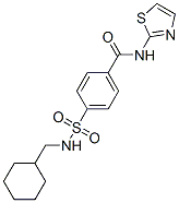 (9ci)-4-[[(環(huán)己基甲基)氨基]磺?；鵠-n-2-噻唑-苯甲酰胺結(jié)構(gòu)式_606134-86-5結(jié)構(gòu)式
