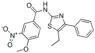 (9ci)-n-(5-乙基-4-苯基-2-噻唑)-4-甲氧基-3-硝基-苯甲酰胺結(jié)構(gòu)式_606922-90-1結(jié)構(gòu)式