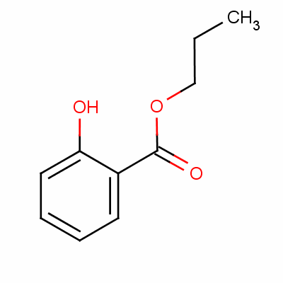 水楊酸丙酯結構式_607-90-9結構式
