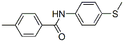 (9ci)-4-甲基-n-[4-(甲基硫代)苯基]-苯甲酰胺結(jié)構(gòu)式_607361-29-5結(jié)構(gòu)式