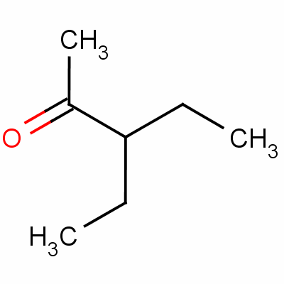 3-乙基-2-戊酮結(jié)構(gòu)式_6137-03-7結(jié)構(gòu)式