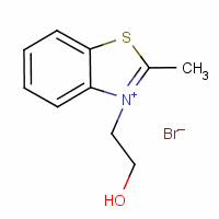 3-(2-羥基乙基)-2-甲基苯并噻唑鎓溴化物結(jié)構(gòu)式_63123-34-2結(jié)構(gòu)式