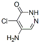 4-Amino-5-chloropyridazin-6-oneStructure,6339-19-1Structure 4-Amino-5-chloropyridazin-6-one Structure,6339-19-1Structure