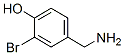 3-Bromo-4-hydroxybenzylamine Structure,63491-88-3Structure