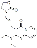 2-二乙基氨基-3-[2-[(2-氧代噁唑啉-3-基)亞氨基]乙基]-4H-吡啶并[1,2-a]嘧啶-4-酮結(jié)構(gòu)式_63731-89-5結(jié)構(gòu)式