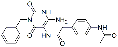  4-(乙酰基氨基)-n-[4-氨基-1,2,3,6-四氫-2,6-二氧代-1-(苯基甲基)-5-嘧啶]-苯乙酰胺結(jié)構(gòu)式_637334-91-9結(jié)構(gòu)式