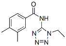(9ci)-n-(1-乙基-1H-四唑-5-基)-3,4-二甲基-苯甲酰胺結(jié)構(gòu)式_638146-67-5結(jié)構(gòu)式