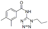 (9ci)-3,4-二甲基-n-(1-丙基-1H-四唑-5-基)-苯甲酰胺結(jié)構(gòu)式_639047-29-3結(jié)構(gòu)式