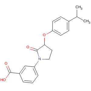 3-(3-(4-異丙基苯氧基)-2-氧代吡咯烷-1-基)苯甲酸結構式_649773-82-0結構式