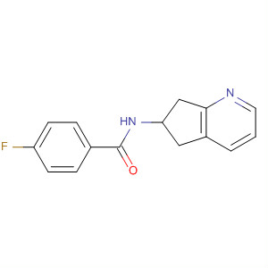 (9ci)-n-(6,7-二氫-5H-環(huán)戊并[b]吡啶-6-基)-4-氟-苯甲酰胺結(jié)構(gòu)式_654676-68-3結(jié)構(gòu)式