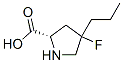 (9CI)-4-氟-4-丙基-L-脯氨酸結(jié)構(gòu)式_663614-81-1結(jié)構(gòu)式