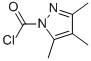 1H-pyrazole-1-carbonyl chloride, 3,4,5-trimethyl-(9ci)Structure,67514-64-1Structure 1H-pyrazole-1-carbonyl chloride, 3,4,5-trimethyl-(9ci) Structure,67514-64-1Structure