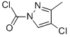 1H-pyrazole-1-carbonyl chloride, 4-chloro-3-methyl-(9ci)Structure,67514-72-1Structure 1H-pyrazole-1-carbonyl chloride, 4-chloro-3-methyl-(9ci) Structure,67514-72-1Structure