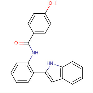 4-羥基-N-(2-(1H-吲哚-2-基)-苯基)-苯甲酰胺結(jié)構(gòu)式_677297-12-0結(jié)構(gòu)式