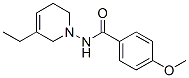 (9ci)-n-(3-乙基-5,6-二氫-1(2H)-吡啶)-4-甲氧基-苯甲酰胺結(jié)構(gòu)式_678969-39-6結(jié)構(gòu)式
