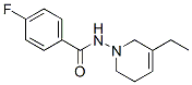 (9ci)-n-(3-乙基-5,6-二氫-1(2H)-吡啶)-4-氟-苯甲酰胺結(jié)構(gòu)式_678969-40-9結(jié)構(gòu)式