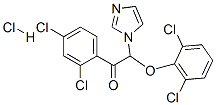 (9ci)-2-(2,6-二氯苯氧基)-1-(2,4-二氯苯基)-2-(1H-咪唑-1-基)乙酮鹽酸鹽結(jié)構(gòu)式_68042-37-5結(jié)構(gòu)式