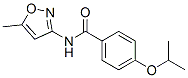 (9ci)-4-(1-甲基乙氧基)-n-(5-甲基-3-異噁唑基)-苯甲酰胺結構式_681236-43-1結構式