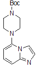 4-咪唑并1,2-a吡啶-5-基-1-哌嗪羧酸,1,1-二甲基乙基酯結(jié)構(gòu)式_684222-75-1結(jié)構(gòu)式