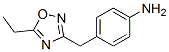 (9ci)-4-[(5-乙基-1,2,4-噁二唑-3-基)甲基]-苯胺結構式_689251-51-2結構式