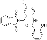 N-[4-氯-2-[(1,3-二氫-1,3-二氧代-2H-異吲哚-2-基)甲基]苯基]-2-羥基苯甲酰胺結構式_693288-97-0結構式
