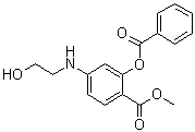 2-(苯甲?；趸?-4-[(2-羥基乙基)氨基]-苯甲酸甲酯結構式_6964-98-3結構式