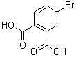4-溴鄰苯二甲酸結(jié)構(gòu)式_6968-28-1結(jié)構(gòu)式