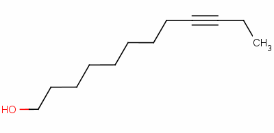 9-十二炔-1-醇結(jié)構(gòu)式_71084-08-7結(jié)構(gòu)式