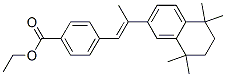 乙基-P-((E)-2 - (5,6,7,8 - 四氫-5,5,8,8-甲基-2-萘基)-1-丙烯基)苯甲酸結(jié)構(gòu)式_71441-09-3結(jié)構(gòu)式