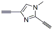 (9ci)-2,4-二乙炔-1-甲基-1H-咪唑結(jié)構(gòu)式_71759-91-6結(jié)構(gòu)式